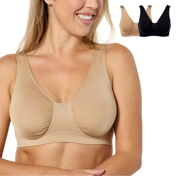 Rhonda Shear 3-pack Ahh Reggiseno Con Pizzo, Sovrapposto IN Prugna - Foto 3